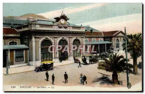 Toulon Cartes postales La gare