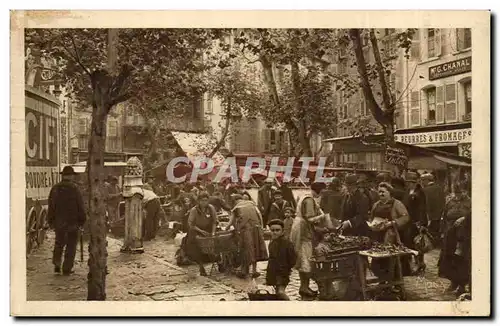 Toulon Ansichtskarte AK Scenes pittoresques du marche du cours Lafayette