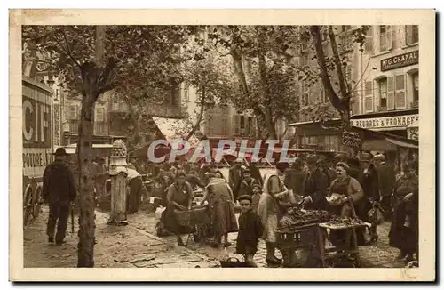 Toulon Cartes postales Scenes pittoresques du marche du cours Lafayette
