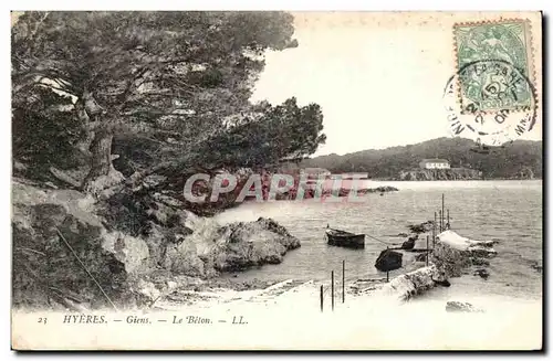 Hyeres Cartes postales Giens Le beton