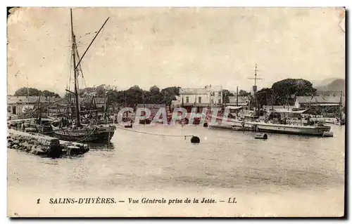 Salins D&#39hyeres Cartes postales Vue generale prise de la hetee