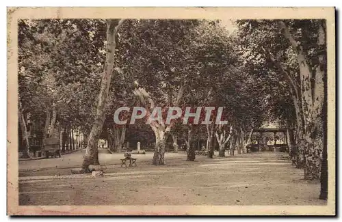 Draguignan Cartes postales Allees d'Azemar et boulevard Joffre