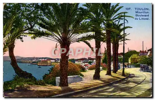 Toulon Cartes postales Mourillon Boulevard du littoral