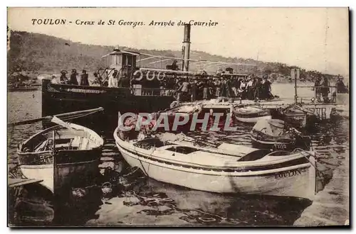 Toulon Ansichtskarte AK Creux de St Georges Arrivee du courrier