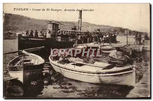 Toulon Cartes postales Creux de St Georges Arrivee du courrier