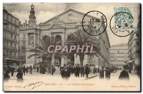 Toulon Cartes postales Le theatre municipal