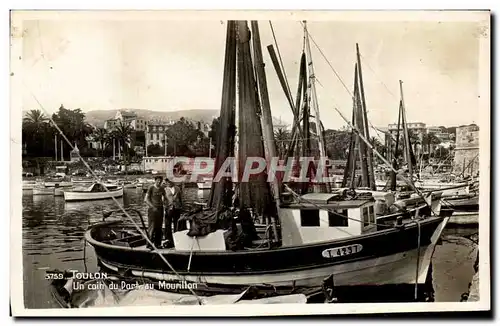 Toulon Ansichtskarte AK Un coin du port au Mourillon