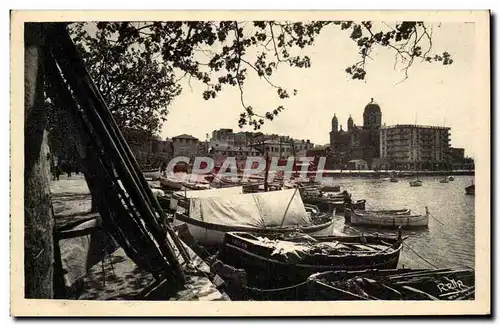 Saint Raphael Cartes postales Barques de peche au port