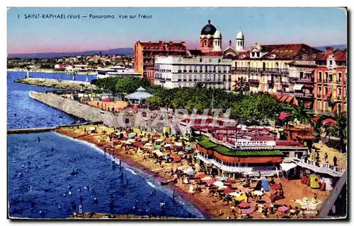 Saint Raphael Cartes postales Panorama Vue sur Frejus