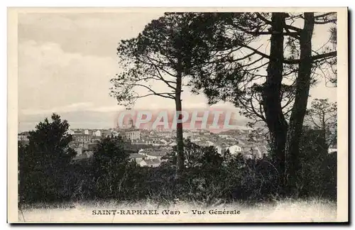 Cartes postales Saint Raphael Vue generale