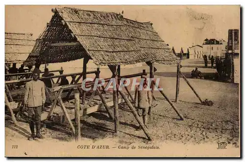 Cote d&#39azur Cartes postales Camp de senagalais (afrique africa)