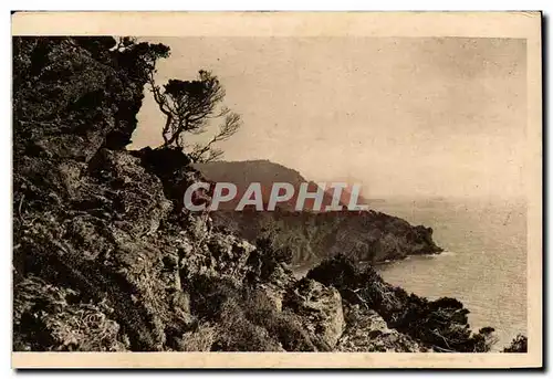 Les iles d&#39Hyeres Ansichtskarte AK Porquerolles Vue sur la pointe de l&#39Oustaou de Diou et le grand Seraine