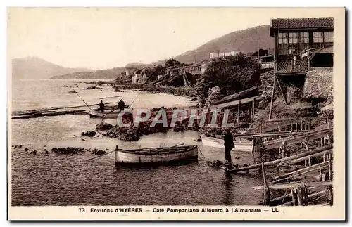 Environs d&#39Hyeres Cartes postales Cafe Pomponians Allouard a l&#39amanarre