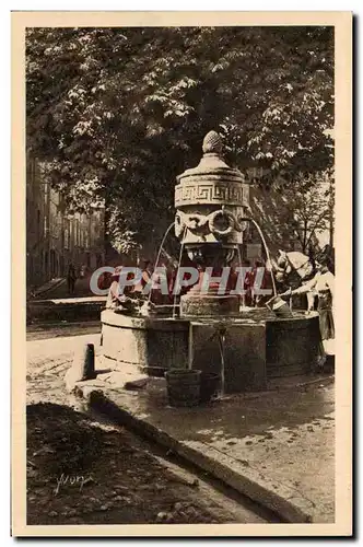 La Douce France - Paysage et Pierres de Provence - Vieille Fontaine a Tourves - Cartes postales