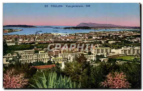 Toulon - Vue Generale Cartes postales