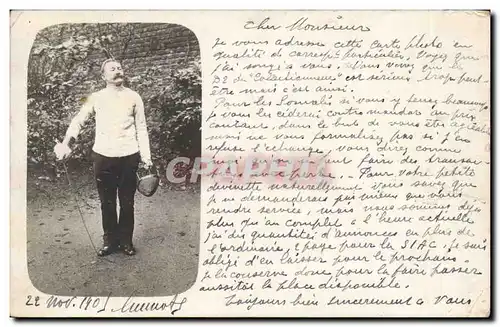 Escrime - Fencing - Sport - Sword Fighting - Proud Athlete CARTE PHOTO Le Creusot
