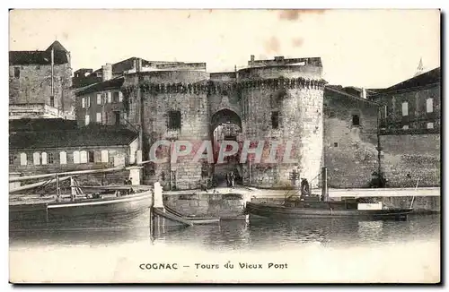 Cognac - Tours du Vieux Pont - Ansichtskarte AK