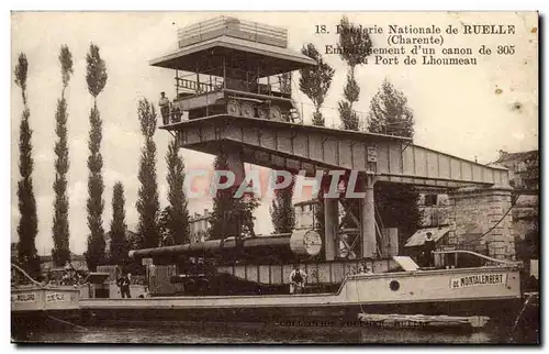 Fonderie Nationale de Ruelle - Canon du 305 - Porte de Lhoumeau - Cartes postales