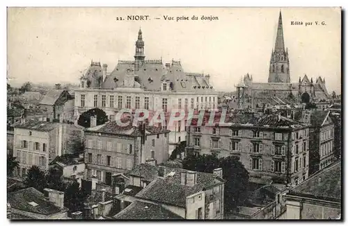 Niort - Vue prise du Donjon - Ansichtskarte AK