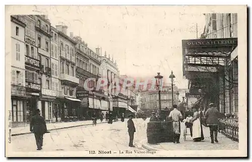 Niort - La Rue Victor Hugo - Ansichtskarte AK Quincaillerie