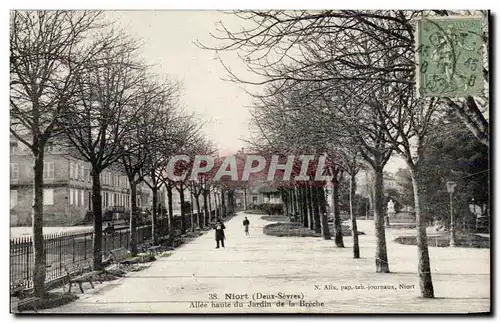 Niort - Allee haute du Jardin de la Breche - Ansichtskarte AK