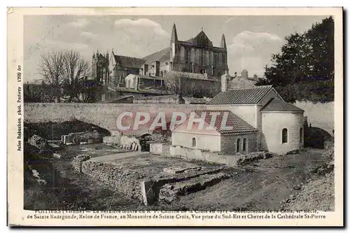 Poitiers - Cathedrale St Pierre - Ansichtskarte AK