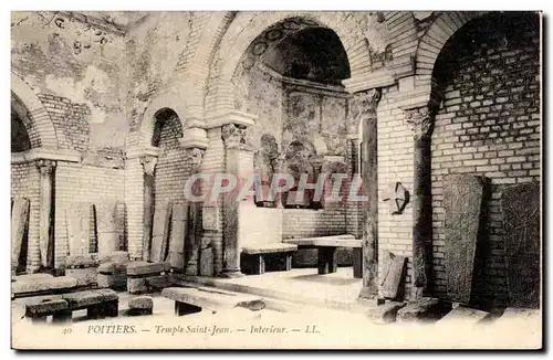 Poitiers - Temple Saint Jean - Interieur Cartes postales