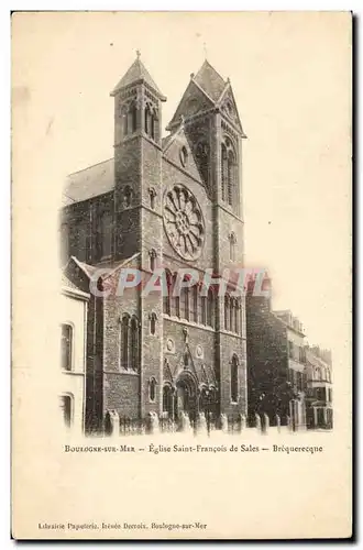 Boulogne sur Mer - Eglise Saint Francois du Sales - Ansichtskarte AK