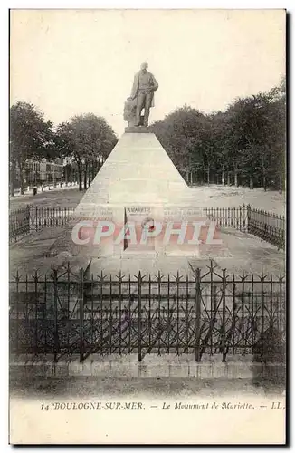 Boulogne sur Mer - Le Monument de Marielle Cartes postales