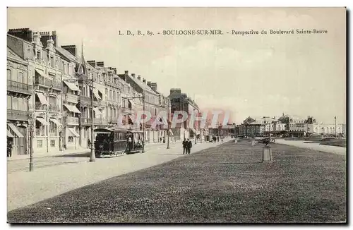 Boulogne sur Mer - Perspective du Boulevard Sainte Beuve Ansichtskarte AK