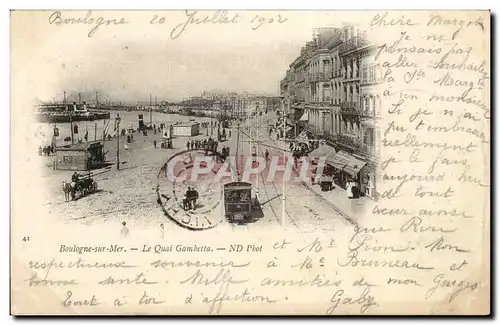 Boulogne sur Mer - Le Quaui Gambetta Cartes postales