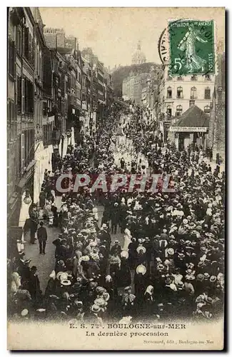 Boulogne sur Mer - La Derniere Procession Cartes postales