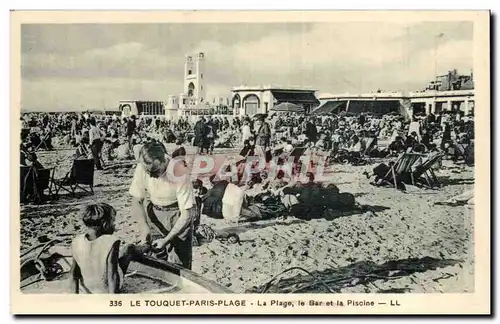 Le Touquet Paris Plage - La Plage - Le Bar - La Piscine Cartes postales