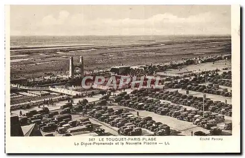 Le Touquet Paris Plage - La Digue Promenade et la Nouvelle Piscine - Ansichtskarte AK