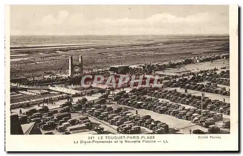 Le Touquet Paris Plage - La Digue Promenade et la Nouvelle Piscine - Cartes postales