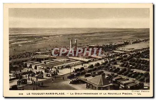 Le Touquet Paris Plage - La Digue Promenade et la Nouvelle Piscine - Cartes postales