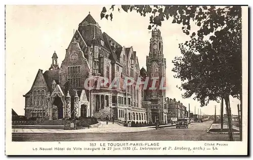 Le Touquet Paris Plage - Le Nouvel Hotel de Ville - Ansichtskarte AK