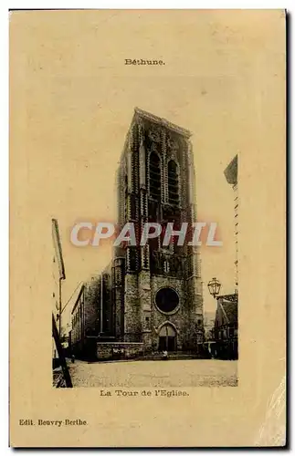 Bethune - La Tour de l'Eglise - Cartes postales