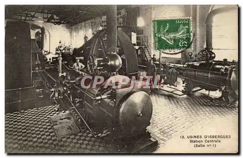 Usine d&#39Isbergues - Station Centrale - Salle n 1 - Factory - Cartes postales