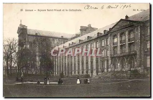 Arras - Square Saint Waast et la Cathedrale - Cartes postales