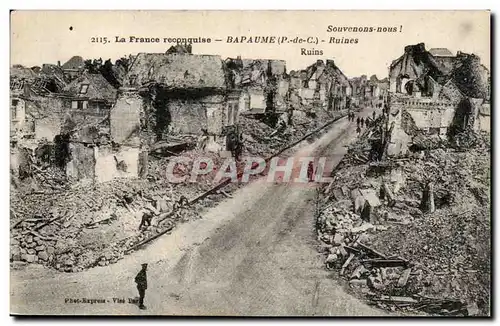 Bapaume - Ruines - Souvenons nous - Cartes postales