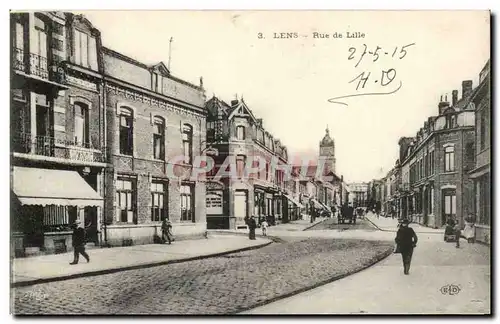 Lens - Rue de Lille Cartes postales