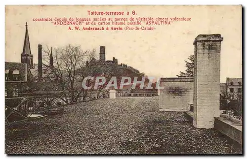 A W Andernach a Anvin - Toiture Terrasse - veritable ciment volcanique - Cartes postales