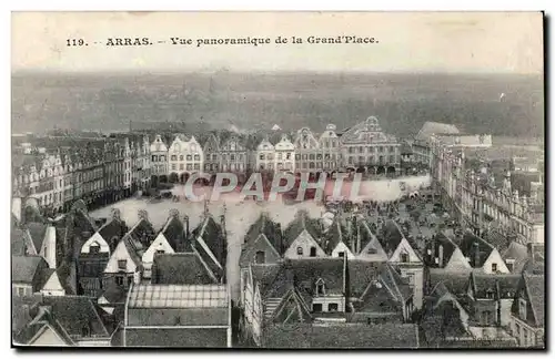 Arras - Vue Panoramique de la Grande Place - Ansichtskarte AK�