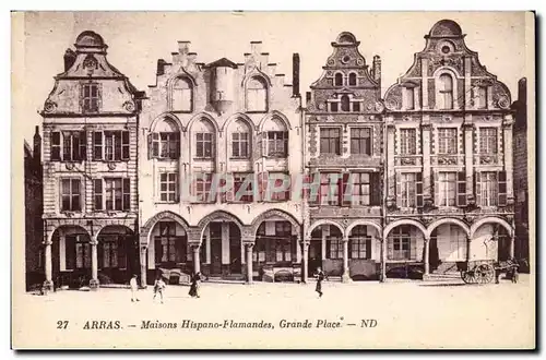 Arras - Maisons Hispano - Flamandes - Grande Place - Ansichtskarte AK