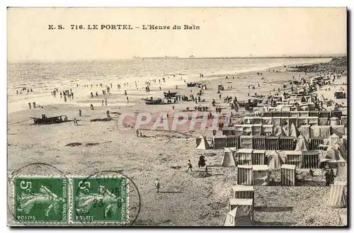 Le Portel - L'Heure du Bain - Cartes postales