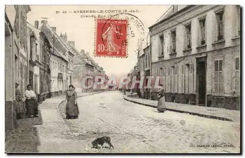 Avesnes le Comte - La Grande Rue - Cartes postales