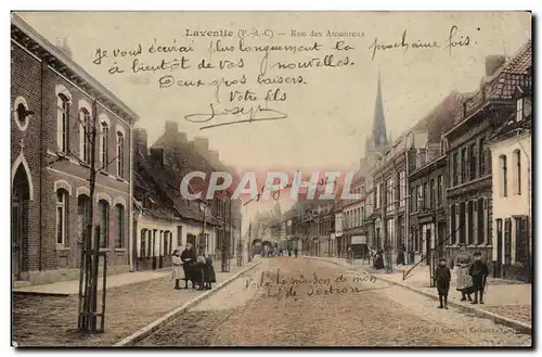 Laventie - Rue des Amoureux - Cartes postales