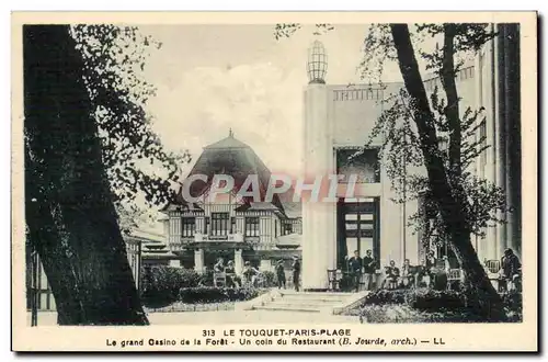Le Touquet Paris Plage - Le Grand Casino de la Foret - Un coin du Restaurant - Cartes postales