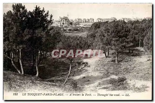 Le Touquet Paris Plage - A travers la Foret - - Cartes postales